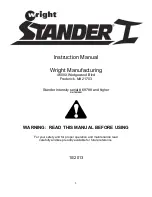 Предварительный просмотр 1 страницы Wright Manufacturing Stander T Instruction Manual