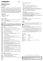 Preview for 1 page of WRKPRO M3 Operating Instruction