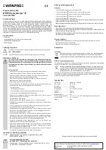 Preview for 2 page of WRKPRO SLIM X1 Operating Instructions