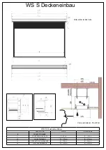 Предварительный просмотр 2 страницы WS-Spalluto S Deckeneinbau Manual