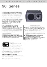 Preview for 3 page of WS 90 Series Operating Manual