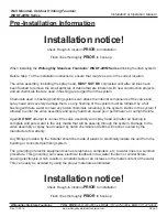 Preview for 3 page of WSF WODF-2WM Series Installation & Operation Manual