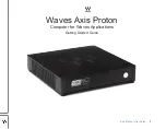 WSG Axis Proton Getting Started Manual preview