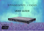 WSG DSPRO STAGEGRID 1000 User Manual preview