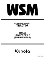wsm m9540 Workshop Manual preview