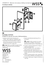 Предварительный просмотр 2 страницы WSS ATELIER F Assembly Instruction