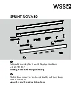 WSS SPRINT NOVA 80 Assembly And Operating Instructions Manual preview