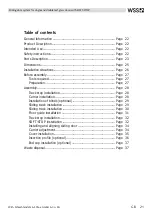 Preview for 21 page of WSS SPRINT NOVA 80 Assembly And Operating Instructions Manual