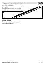 Preview for 37 page of WSS SPRINT NOVA 80 Assembly And Operating Instructions Manual