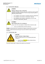 Предварительный просмотр 15 страницы WSTECH BAT 0100-ES-1-400-1 Series Operating Instructions Manual