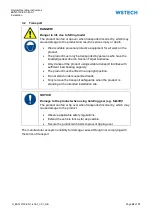 Предварительный просмотр 22 страницы WSTECH BAT 0100-ES-1-400-1 Series Operating Instructions Manual