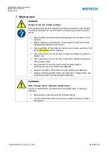 Предварительный просмотр 62 страницы WSTECH BAT 0100-ES-1-400-1 Series Operating Instructions Manual