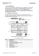 Preview for 20 page of WSTECH BATD0100-ES-1-480-1 Operating Instructions Manual