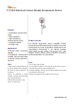 WT sensor PCT005 Quick Start Manual preview