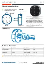 WT WT-M-1602-30 Manual preview