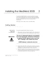 Preview for 41 page of WTC MedWeld 3005 Operator'S Manual