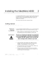 Preview for 50 page of WTC MedWeld 4000 Operator'S Manual