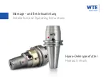 WTE HSK 100 Installation And Operating Instructions Manual preview