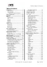 Preview for 2 page of WTE TReX-460 User Manual