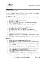 Preview for 6 page of WTE TReX-460 User Manual