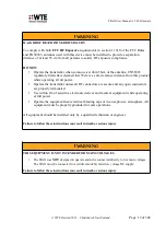 Preview for 12 page of WTE TReX-460 User Manual