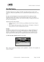 Preview for 31 page of WTE TReX-460 User Manual