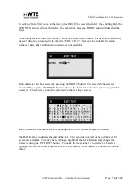 Preview for 34 page of WTE TReX-460 User Manual