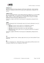 Preview for 51 page of WTE TReX-460 User Manual