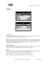 Preview for 53 page of WTE TReX-460 User Manual