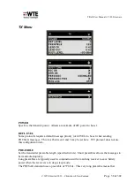 Preview for 58 page of WTE TReX-460 User Manual