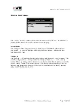 Preview for 74 page of WTE TReX-460 User Manual