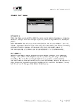 Preview for 75 page of WTE TReX-460 User Manual