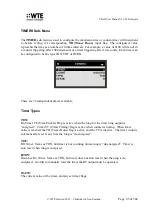 Preview for 83 page of WTE TReX-460 User Manual