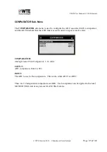 Preview for 85 page of WTE TReX-460 User Manual