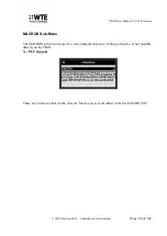 Preview for 88 page of WTE TReX-460 User Manual