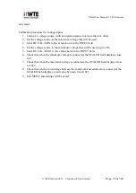 Preview for 92 page of WTE TReX-460 User Manual