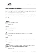 Preview for 102 page of WTE TReX-460 User Manual