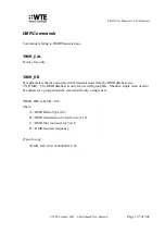 Preview for 127 page of WTE TReX-460 User Manual