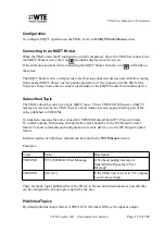 Preview for 156 page of WTE TReX-460 User Manual