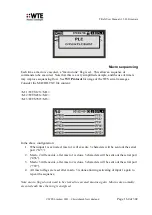 Preview for 164 page of WTE TReX-460 User Manual