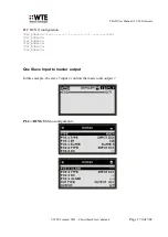 Preview for 174 page of WTE TReX-460 User Manual