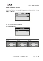 Preview for 179 page of WTE TReX-460 User Manual