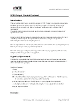 Preview for 228 page of WTE TReX-460 User Manual