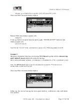 Preview for 235 page of WTE TReX-460 User Manual