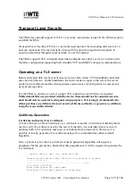 Preview for 243 page of WTE TReX-460 User Manual