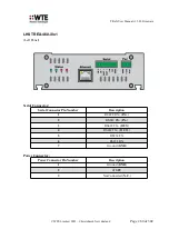 Preview for 260 page of WTE TReX-460 User Manual