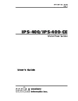 WTI IPS-400 User Manual preview