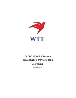 WTT CLOUD VOICE S Service Cisco Unified IP Phone 8865 User Manual preview