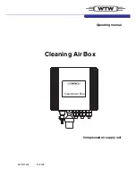 wtw Cleaning Air Box Operating Manual preview