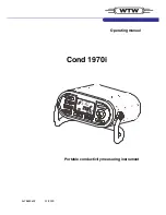 Предварительный просмотр 1 страницы wtw Cond 1970i Operating Manual